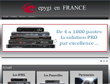 Tablet Screenshot of epygi.fr